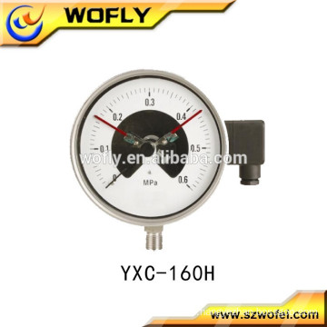 electric contact oil high pressure nitrogen gauge